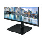 LCD Monitor, SAMSUNG, 24, Business, Panel IPS, 1920x1080, 16:9, 75Hz, 5 ms, Swivel, Pivot, Height adjustable, Tilt, Colour Black, LF24T450FQRXXE