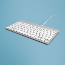 KEYBOARD COMPACT BREAK ENG/WHITE RGOCOUSWDWH R-GO TOOLS KEYBOARD COMPACT BREAK ENG/WHITE RGOCOUSWDWH R-GO TOOLS