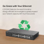 Switch, TP-LINK, Switch type Unmanaged, 24xRJ-45 ports, RJ-45 Ports Type Gigabit Ethernet (10/100/1000), LS1024G