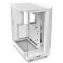 Case, NZXT, H6 Flow RGB, MidiTower, Case product features Transparent panel, Not included, ATX, MicroATX, MiniITX, Colour White, CC-H61FW-R1