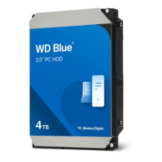 HDD, WESTERN DIGITAL, Blue, 4TB, 128 MB, 5400 rpm, 3,5, WD40EZZX