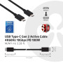 CABLE USB-C TO USB-C 1M/M/M CAC-1522 CLUB3D