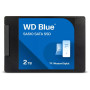 SSD, SANDISK, Blue SA510, POWERED BY SANDISK, 2TB, Write speed 520 MBytes/sec, Read speed 560 MBytes/sec, 2,5, TBW 500 TB, MTBF 1750000 hours, WDS200T3B0A