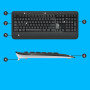 KEYBOARD +MOUSE MK540 ADVANCED/ENG 920-008685 LOGITECH