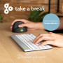 KEYBOARD WRL COMPACT BREAK/WHITE RGOCOUSWLWH R-GO TOOLS
