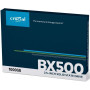 SSD, CRUCIAL, BX500, 1TB, SATA 3.0, Write speed 500 MBytes/sec, Read speed 540 MBytes/sec, 2,5, TBW 360 TB, CT1000BX500SSD1