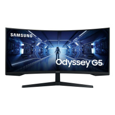 LCD Monitor, SAMSUNG, Odyssey G5, 34, Gaming/Curved/21 : 9, Panel VA, 3440x1440, 21:9, 1 ms, Tilt, Colour Black, LC34G55TWWPXEN LCD Monitor, SAMSUNG, Odyssey G5, 34, Gaming/Curved/21 : 9, Panel VA, 3440x1440, 21:9, 1 ms, Tilt, Colour Black, LC34G55TWWPXEN