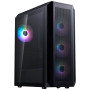 Case, ADATA, VALOR AIR PLUS MID, MidiTower, Case product features Transparent panel, ATX, MicroATX, MiniITX, Colour Black, VALORAIRPLUSMTA-BKCWW