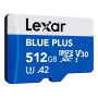 MEMORY MICRO SDXC 512GB UHS-I/W/A LMSBLPL512G-BNANG LEXAR