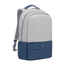NB BACKPACK ANTI-THEFT 17.3/7567 GREY/DARK BLUE RIVACASE