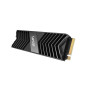 SSD, LEXAR, NM800PRO, 512GB, Heatsink M.2, PCIe Gen4, NVMe, 3D TLC, Write speed 3500 MBytes/sec, Read speed 7450 MBytes/sec, TBW 500 TB, MTBF 1500000 hours, LNM800P512G-RN8NG