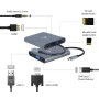 I/O ADAPTER USB-C TO HDMI/USB3/6IN1 A-CM-COMBO6-01 GEMBIRD