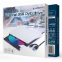 DVD RW USB3/USB-C 8X EXT RTL/DVD-USB-031-BW GEMBIRD