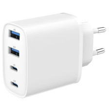 CHARGER USB UNIVERSAL 4P 40W/TA-UC-2A2C-PD40-01-W GEMBIRD CHARGER USB UNIVERSAL 4P 40W/TA-UC-2A2C-PD40-01-W GEMBIRD