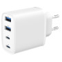 CHARGER USB UNIVERSAL 4P 40W/TA-UC-2A2C-PD40-01-W GEMBIRD