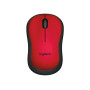 MOUSE USB OPTICAL WRL M220/SILENT RED 910-004880 LOGITECH