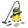 Vacuum Cleaner, KARCHER, Wet and dry vacuum cleaner WD 5 P V-25/8/35, 1100 Watts, Suction power 280W, Capacity 25 l, Noise 73 dB, Yellow, Weight 8.8 kg, 1.628-372.0