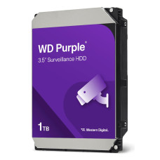HDD, WESTERN DIGITAL, Purple, 1TB, SATA 3.0, 64 MB, 5400 rpm, 3,5, WD11PURZ