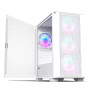 Case, MONTECH, AIR 100 ARGB, MidiTower, Not included, MicroATX, MiniITX, Colour White, AIR100ARGB(W)