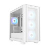 Case, ASUS, A21 PLUS, MidiTower, Case product features Transparent panel, Not included, MicroATX, MiniITX, Colour White, A21PLUSTGARGBWHITE