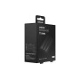 External SSD, SAMSUNG, T7, 2TB, USB 3.2, Write speed 1000 MBytes/sec, Read speed 1050 MBytes/sec, MU-PE2T0S/EU