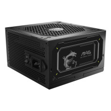 Power Supply, MSI, MAG A850GL PCIE5 II, 850 Watts, Efficiency 80 PLUS GOLD, PFC Active, MAGA850GLPCIE5II