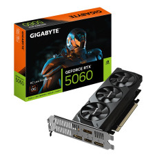 Graphics Card, GIGABYTE, NVIDIA GeForce RTX 5060, 8 GB, GDDR7, 128 bit, PCIE 5.0 16x, GPU 2512 MHz, Triple slot Fansink, GV-N5060OC-8GL