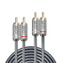 CABLE AUDIO 3.5MM 1M/CROMO 35345 LINDY