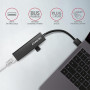 I/O HUB USB3.2 3PORT GLAN/0.2M HMA-GL3A AXAGON