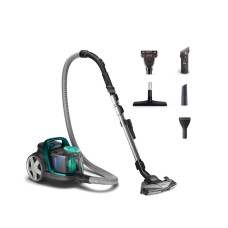 Vacuum Cleaner, PHILIPS, Bagless, 900 Watts, Capacity 1.5 l, Noise 77 dB, Dark Grey, Weight 5.3 kg, FC9556/09