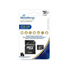 MEMORY MICRO SDXC 256GB UHS-1/W/ADAPTER MR946 MEDIARANGE