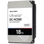 HDD, WESTERN DIGITAL ULTRASTAR, Ultrastar DC HC550, WUH721818ALE6L4, 18TB, SATA 3.0, 512 MB, 7200 rpm, 3,5, 0F38459