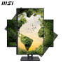 LCD Monitor, MSI, PRO MP245PG, 23.8, Business, Panel IPS, 1920x1080, 16:9, 100Hz, Matte, 1 ms, Swivel, Pivot, Height adjustable, Tilt, Colour Black, PROMP245PG