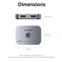 VIDEO SWITCHER HDMI 2-PORT/AKPH0 VENTION