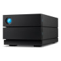 External HDD, LACIE, 2big RAID, 16TB, USB 3.1, Drives 2, Black, STHJ16000800