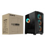 Case, GIGABYTE, C301G V2 BLACK, MidiTower, Case product features Transparent panel, Not included, ATX, EATX, MicroATX, MiniITX, Colour Black, C301GV2