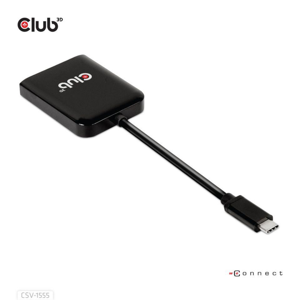 I/O HUB USB-C TO DP DUAL/CSV-1555 CLUB3D I/O HUB USB-C TO DP DUAL/CSV-1555 CLUB3D