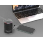 Portable Speaker, GEMBIRD, Black, Wireless, Bluetooth, SPK-BT-LED-08S