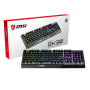 KEYBOARD GAMING BLACK ENG/VIGOR GK30 US MSI