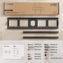 TV SET ACC WALL MOUNT/55-100/BLACK UF4-B ONKRON