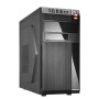 Case, GOLDEN TIGER, Baltimore 530, MiniTower, 450 Watts, MicroATX, Colour Black, BALTIMORE5304USB450W