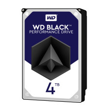 HDD, WESTERN DIGITAL, Black, 4TB, SATA 3.0, 256 MB, 7200 rpm, 3,5, WD4005FZBX