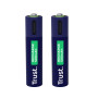 BATTERY RECH. LI-ION AAA 1.5V/500MAH USB-C 2PACK 25585 TRUST