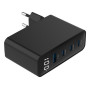 CHARGER USB 100W 4PORT GAN/TA-UC-PDQC100LCD-01-BK GEMBIRD