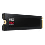 SSD, SAMSUNG, 9100 PRO, 1TB, M.2, PCIe Gen5, NVMe, TLC, Write speed 13300 MBytes/sec, Read speed 14700 MBytes/sec, 2.38mm, TBW 600 TB, MZ-VAP1T0CW