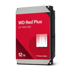 HDD, WESTERN DIGITAL, Red Plus, 12TB, SATA, 512 MB, 7200 rpm, 3,5, WD120EFGX