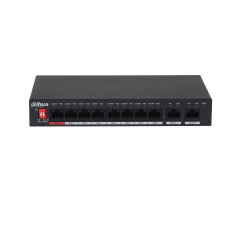 Switch, DAHUA, PFS3010-8ET-96-V2, Desktop/pedestal, PoE ports 8, 96 Watts, DH-PFS3010-8ET-96-V2