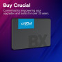 SSD, CRUCIAL, BX500, 4TB, SATA 3.0, Write speed 500 MBytes/sec, Read speed 540 MBytes/sec, 2,5, TBW 1000 TB, CT4000BX500SSD1