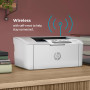 Laser Printer, HP, LaserJet M110w, USB 2.0, Bluetooth, WiFi, 7MD66F