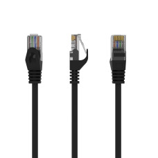 PATCH CABLE CAT6 UTP 0.25M/PP6U-0.25M/BK GEMBIRD